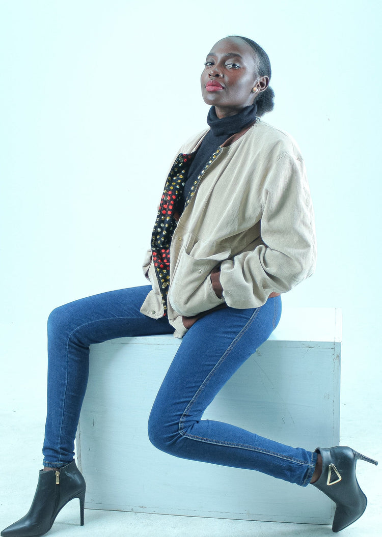 Cordjacke - mikono.africa Jacken aus Kenia bunte Bomberjacke Partyjacke faire sozial nachhaltig designed in Kenia
