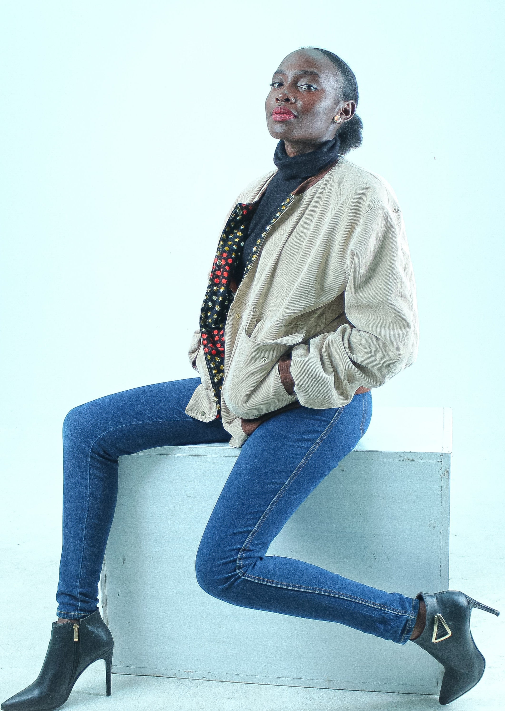 Cordjacke - mikono.africa Jacken aus Kenia bunte Bomberjacke Partyjacke faire sozial nachhaltig designed in Kenia