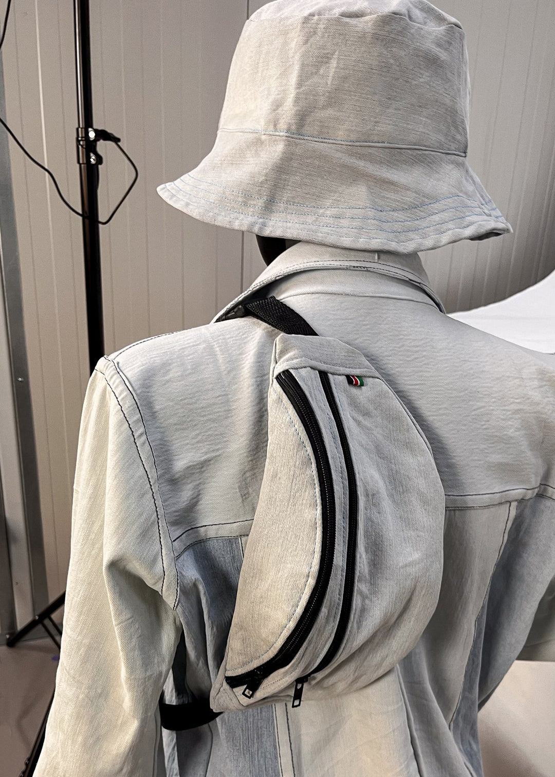 Fischerhut ‚Denim‘ - mikono.africa Jacken aus Kenia bunte nachhaltige Jeans Bucket hat Fischerhüte  Unisex Sonnenhut Baumwolle Buckethut Faltbar