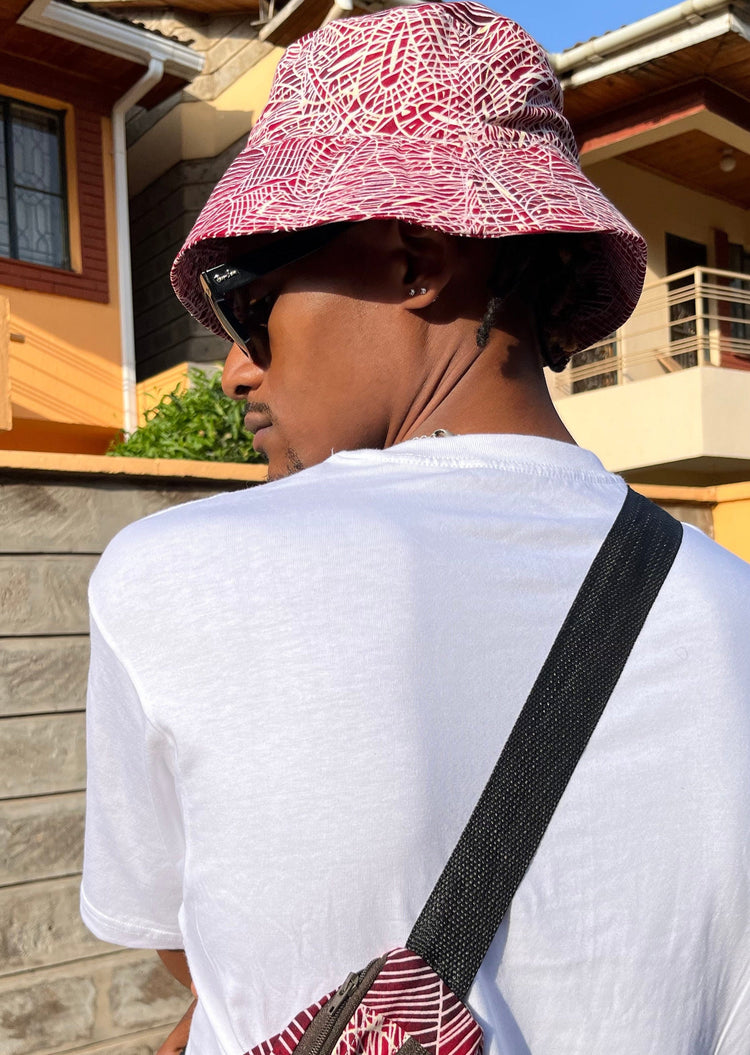Fischerhut ‚Splash Splash‘ bucket hat unique colorful custom handmade hats fair sustainable conscious designed in Kenia
