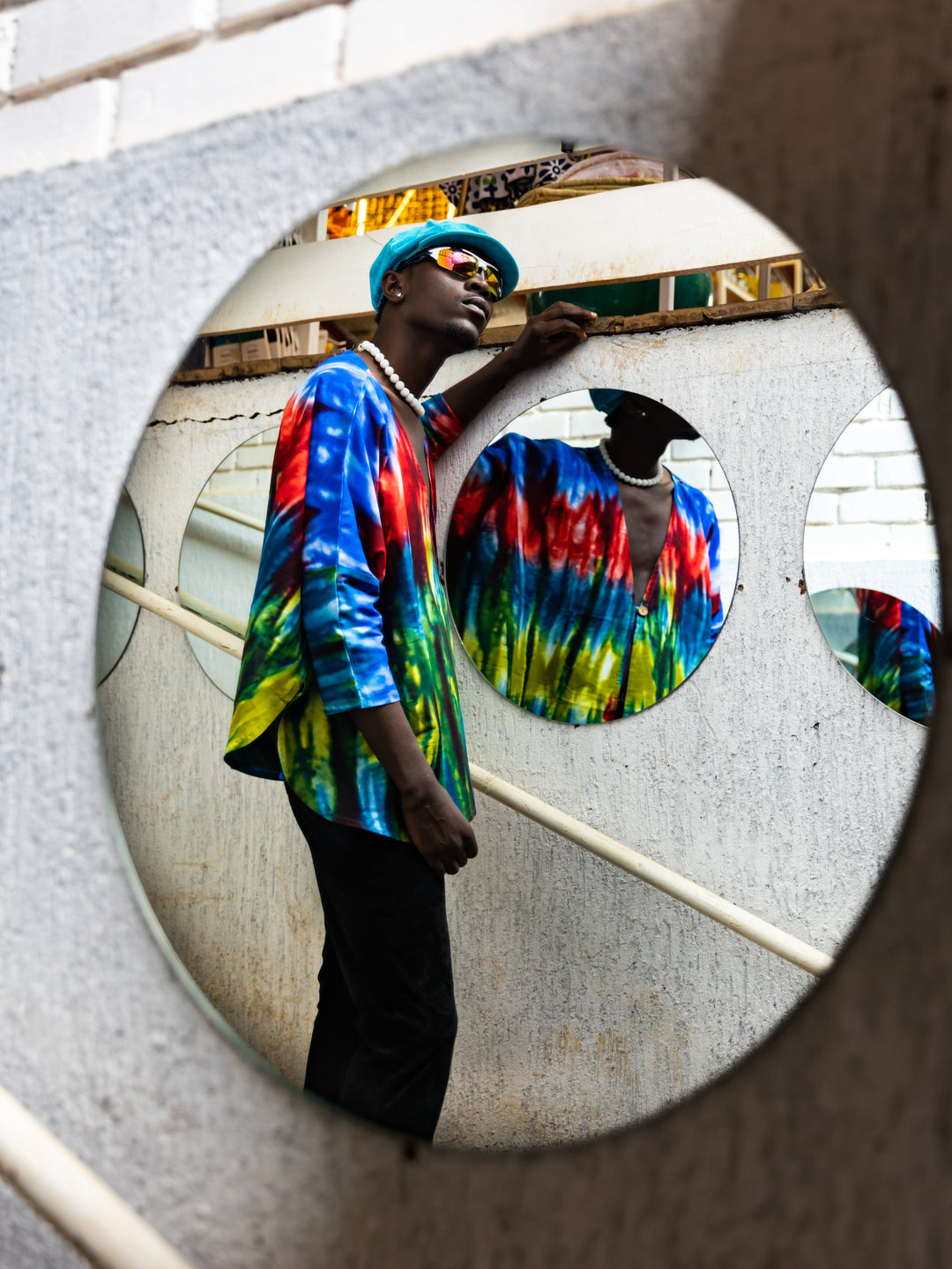 Kimono ‚Shairi‘ - mikono.africa Jacken aus Kenia bunte Bomberjacke Partyjacke faire sozial nachhaltig designed in Kenia